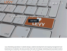 Tablet Screenshot of levymarketing.com